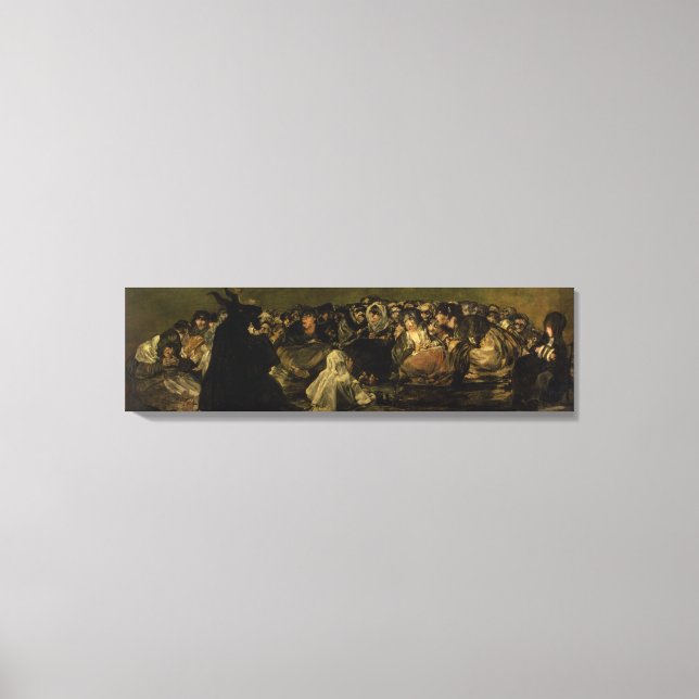 Francisco Jose de Goya y Lucientes | Vittnen" Canvastryck (Framsida)
