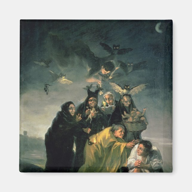 Francisco Jose de Goya y Lucientes | Vittnen" Magnet (Framsidan)