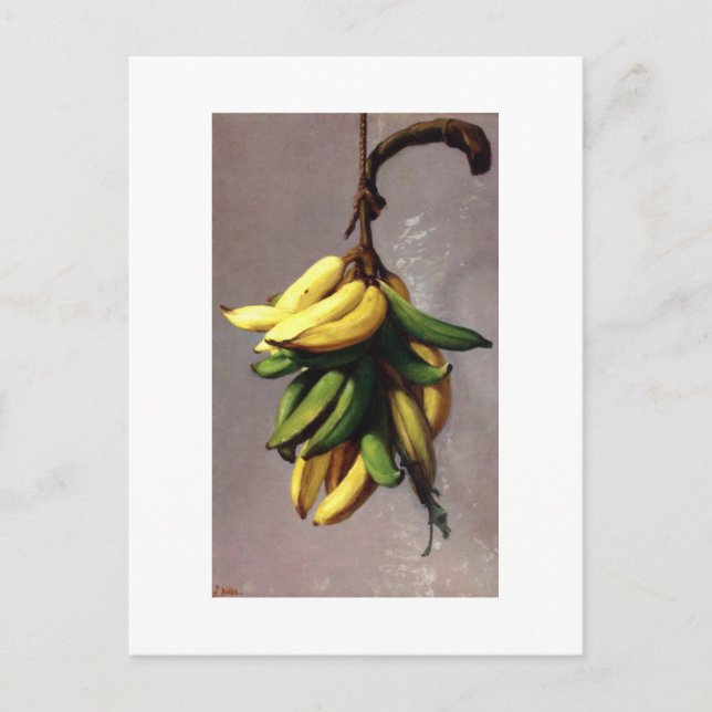 Francisco Oller Platanos Amarillos Vykort (Framsida)