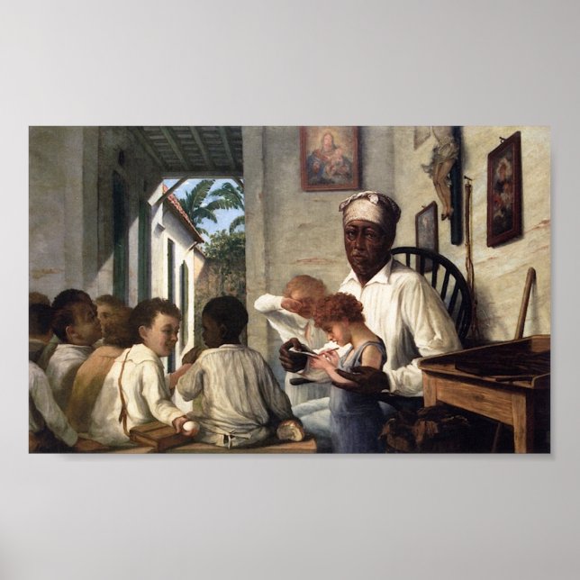 Francisco Oller School of Master Rafael Cordero Poster (Framsidan)