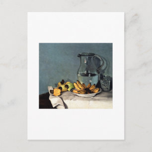 Francisco Oller still Life Bananas, Pitcher Vykort