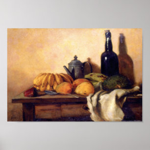 Francisco Oller stilleben Guanabana Poster