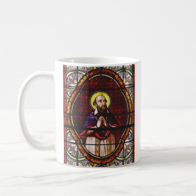Franciskus av Sales Biskop av Genève Kaffemugg (Vänster)