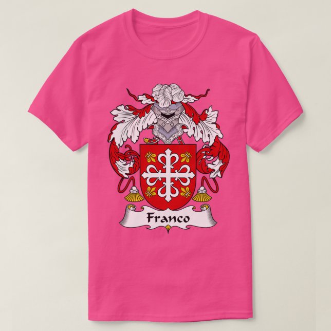 Franco Jackar Arm Family Crest 1 T Shirt (Design framsida)