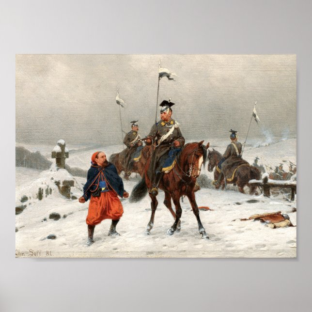 Franco-Prussian Krig 1870-71 Poster (Framsidan)