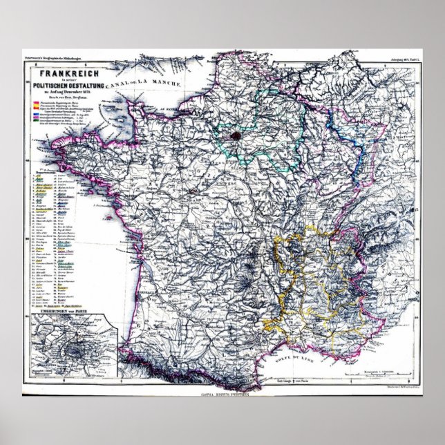 Franco-Prussian Krig Poster (Framsidan)