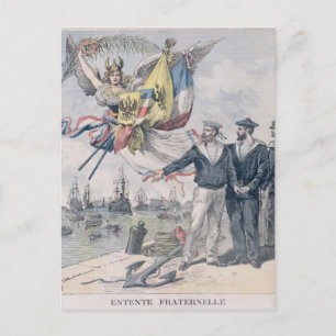 Franco-Russian Entente Vykort
