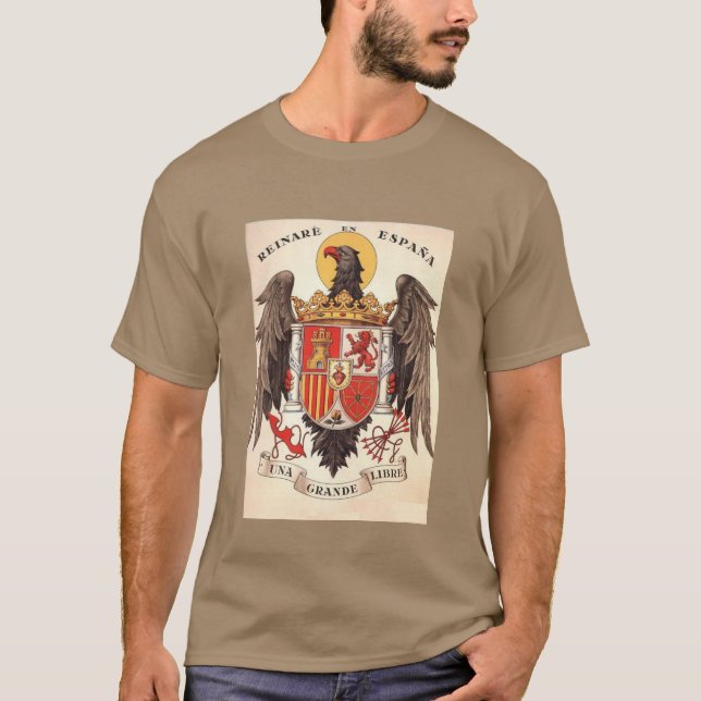 Franco spansk örnskjorta tee (Framsida)
