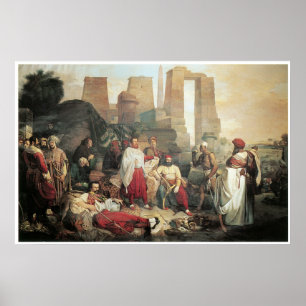 Franco-Tuscanen Expidition i fördärvar av Thebe Poster