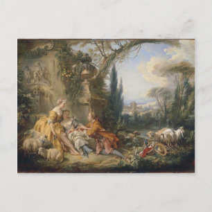 Francois Boucher - Charms of Land Life Vykort