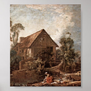 Francois Boucher - fabriken Poster