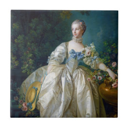 FRANCOIS BOUCHER - Porträttkonst för MADAM Kakelplatta