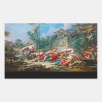 francois boucher shepherd's idyll rococo scenery