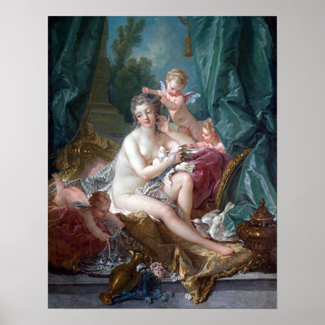 François Boucher Toilette Venus Poster (Framsidan)