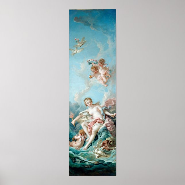 François Boucher Venus på Vågar Poster (Framsidan)