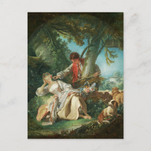 François Bouchers avbrutna viloläge Helg Vykort