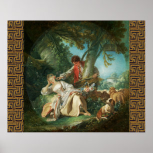 François Bouchers avbrutna viloläge Poster