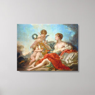 François Bouchers musikanklagelse Canvastryck