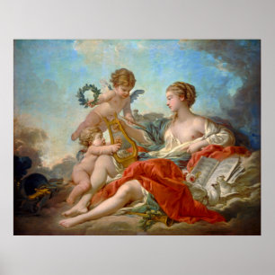 François Bouchers musikanklagelse Poster