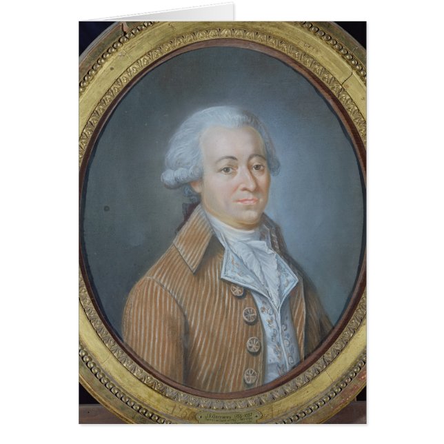 Francois Buzot 1792 Hälsningskort (Framsidan)