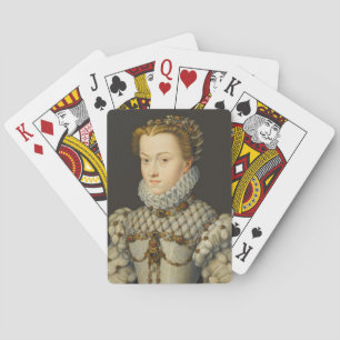 Francois Clouet - Elisabeth of Austria Casinokort
