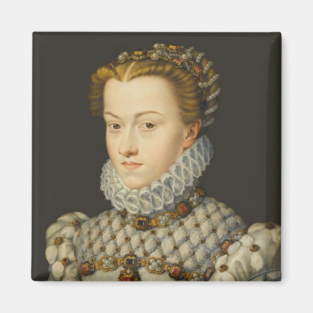 Francois Clouet - Elisabeth of Austria Magnet (Framsidan)