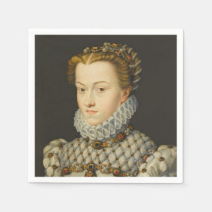 Francois Clouet - Elisabeth of Austria Pappersservett