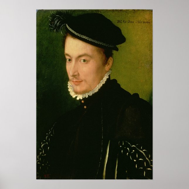 Francois de Valois , Duke of Alencon, 1560-talet Poster (Framsidan)