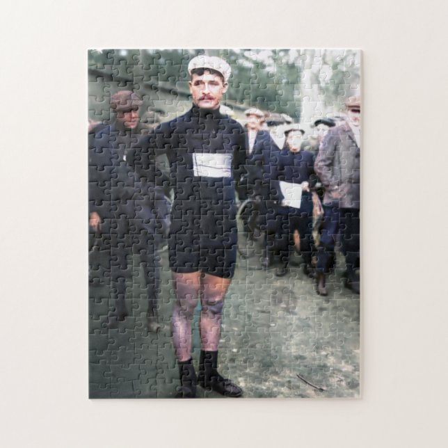 François Faber Tour De Frankrike 1909 Winner Färg Pussel (Vertikal)