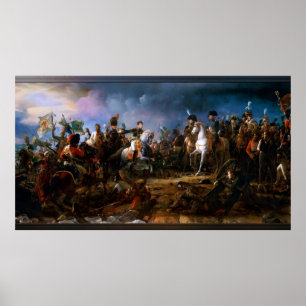 François Gérards kamp mot Österrike Poster