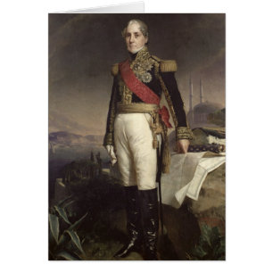 Francois-Horace Greve Sebastiani, 1841 Hälsningskort