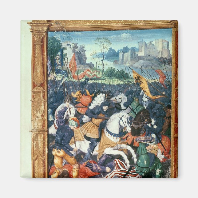 Francois I vid slaget vid Marignano Magnet (Framsidan)