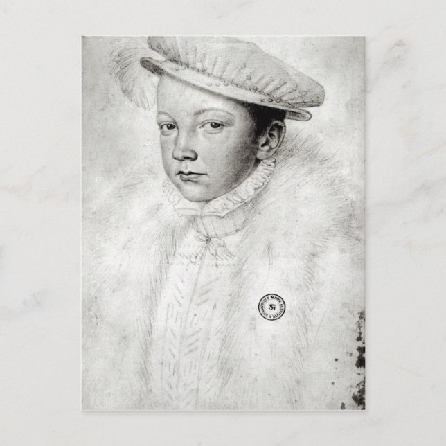 Francois II 1560 Vykort (Framsida)