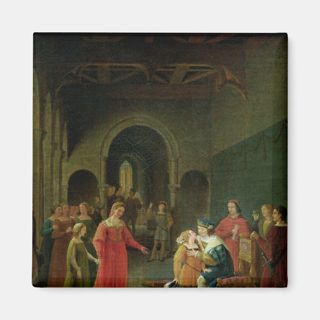 Francois jag presenterade för Louis XII Magnet (Framsidan)