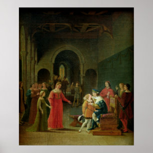 Francois jag presenterade för Louis XII Poster
