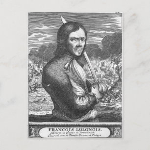 Francois l'Olonnais Vykort