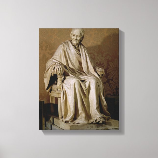 Francois-Marie Arouet Voltaire (1694-1778) 1781 (m Canvastryck (Framsida)