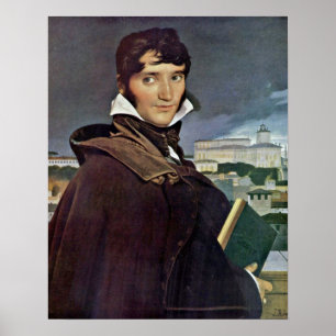 Francois-Marius Granet av Jean Auguste Ingres Poster