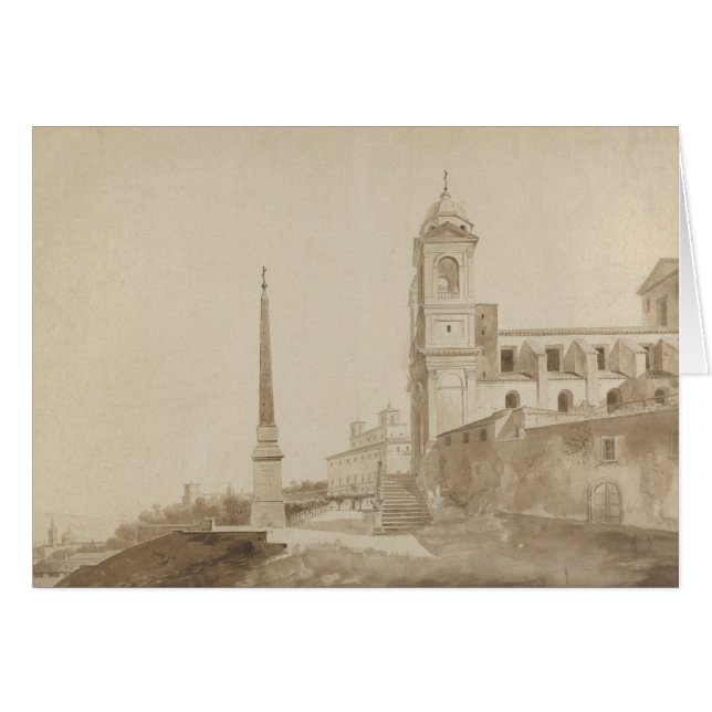 Francois Marius Granet - Trinitas kyrka Hälsningskort (Framsidan Horizontal)