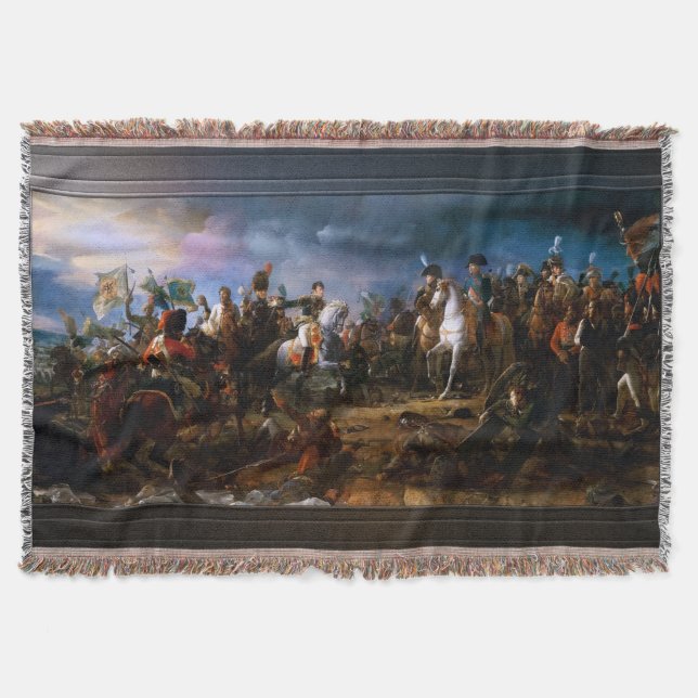 François Throw Blankets strid mot Austerlitz Filt (Framsidan)