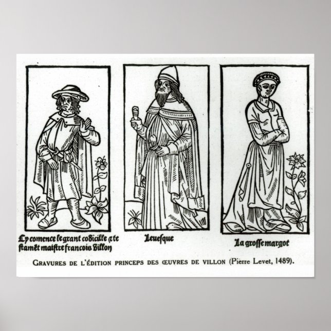 Francois Villon Poster (Framsidan)