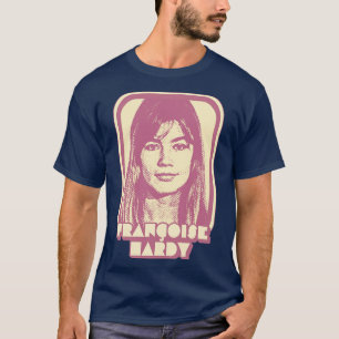 Francoise Hardy Retro Francophile Design T Shirt