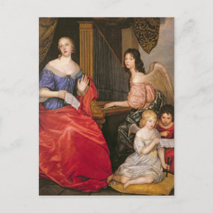 Francoise Louise Duchess La Valliere med Vykort