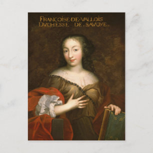 Francoise-Madeleine d'Orleans Duchess of Savoy Vykort