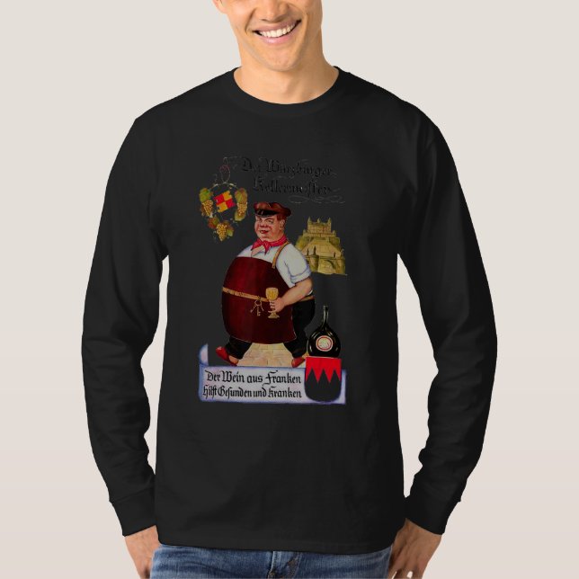 Franconia Germany Cellar Master Illustration With  T Shirt (Framsida)