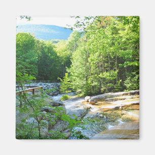 Franconia NH för bäck för bordstenFlume magnet