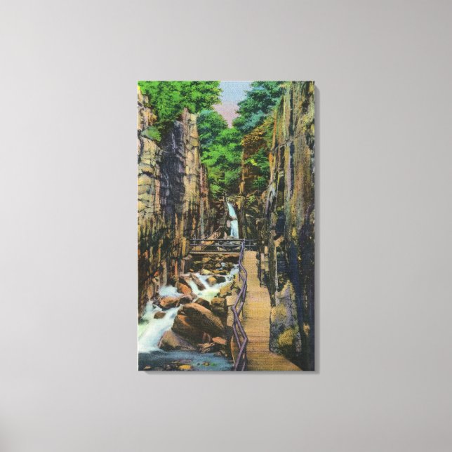 Franconia Notch State Park 2 Canvastryck (Framsida)