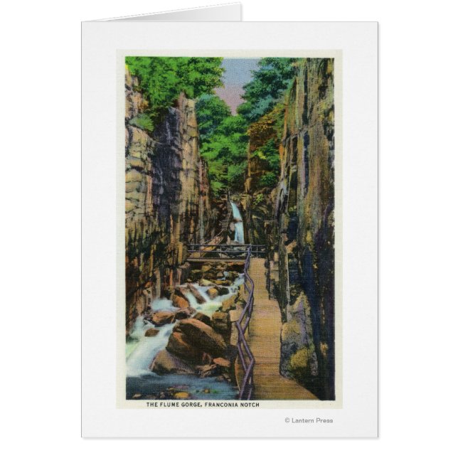 Franconia Notch State Park 2 Hälsningskort (Framsidan)