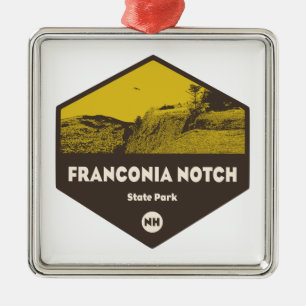 Franconia Notch State Park New Hampshire Julgransprydnad Metall