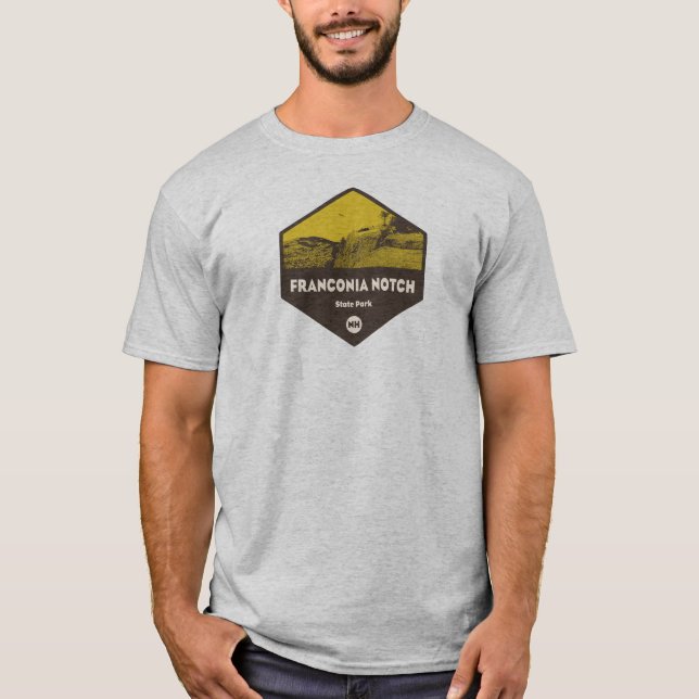 Franconia Notch State Park New Hampshire T Shirt (Framsida)